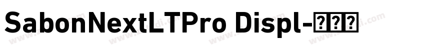 SabonNextLTPro Displ字体转换